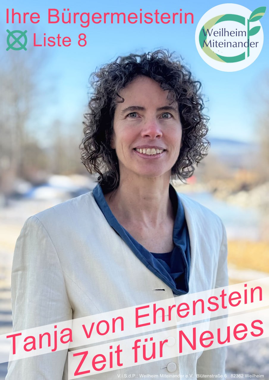 Wahlplakat Tanja von Ehrenstein
